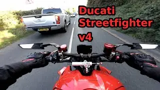 Ducati Streetfighter V4 | Beddingham Road & C7 Country Ride (Real Engine Sound, POV)