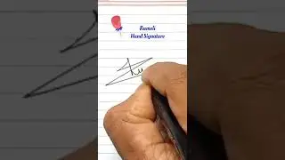 ✍️ Unique signature ideas for R / Rumeli ✅ #shorts @cutepenning