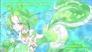 Loop Animation Showcase made by Live2D (Vtuber Dadcat)
