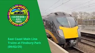 Trains at Finsbury Park, ECML (09/02/25)