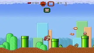 Super Mario Bros X Item Reserve for all chars
