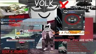 VOLK X XOMBIFY | KICK VOLK FAM, GEEK TO THE G (ROBLOX Sword Fighting Montage)