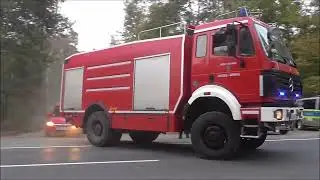 [Waldbrand in Mörfelden] Einsatzfahrten zum Großen Waldbrand