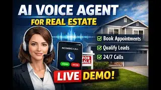 AI Voice Agent for Real Estate (Demo) | Calls, Leads & Appointments 24/7