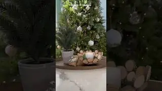 DIY Wood Slice Candle Holder