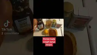 Try this home made cough syrup.  It works!😃 #cough  #coldandflu  #coughhomeremedy
