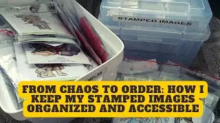 From Chaos to Order: How I Keep My Stamped Images Organized and Accessible (I AM BACK!! 😊)