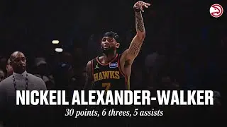 Nickeil Alexander-Walker scores 30 Points with 6 threes for Hawks in OKC