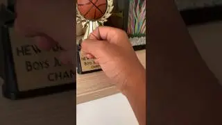 Basketball trophy addition what&rsquo;s up bro