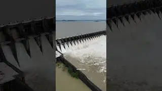 Bargi Dam 21 gates Open #bargi #bargidam #viralvideo #shorts