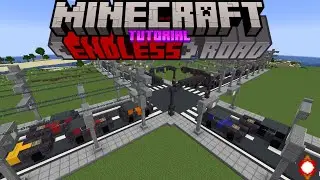 Minecraft How to Build a Road Network -Tutorial-