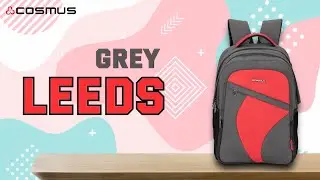 Cosmus Leeds Grey 33L Polyester Backpack Bag