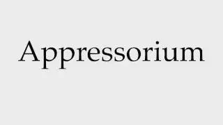 How to Pronounce Appressorium