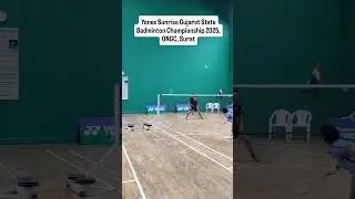 Yonex Sunrise Gujarat State Badminton Championship 2025, ONGC, Surat (U-19)