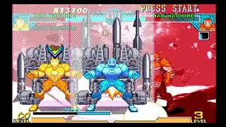 Marvel vs Capcom (PSX) - Gold War Machine