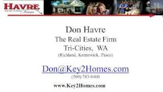Home Searches in Tri-Cities WA (Richland, Kennewick, Pasco and West Richand) by Don Havre