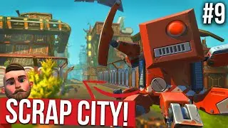EXPLORING THE LOST SCRAP CITY!! - SCRAP MECHANICS SURVIVAL #9