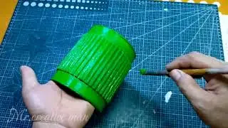 Recycle Tin Can/ Diy Flower Vase Wall Hanging Craft Idea/Home decor craft @mr.creativeman