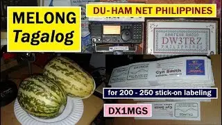 Melong Tagalog de Miyerkules | DX1MGS Project | Ham Net PHILIPPINES 5pm