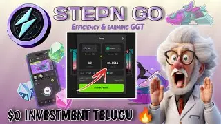 WALK TO EARN FREE MONEY | EARN UPTO $500 TELUGU | STEPN GO HAUS SYSTEM #anywhere1289