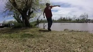 Paddle fishing in Miami Park