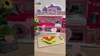 Satisfying With Unboxing & Review Miniature Kitchen Set | ASMR Video no music #asmrroleplay
