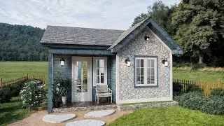 20&times;23 ft Tiny Cottage House | Cozy Small Home Design with Smart Layout