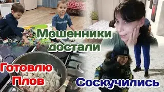 Влог. Мошенники решили достать/Готовлю плов/Братья погодки 