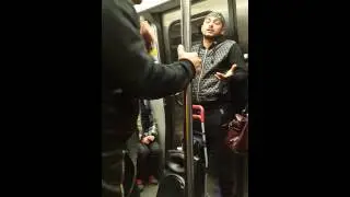 Rap sessie op die Parys Metro
