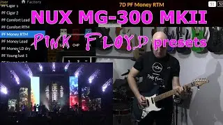NUX MG-300 MKII | Pink Floyd presets