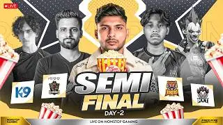 CHAMPIONSHIP SERIES SEMI FINAL DAY-2  WATCH PARTY 💀🔥 || GDR, TG, K9, NXT, UG #nonstopgaming