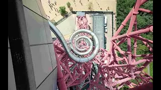 Arcelormittal Orbit Slide - 178 m - World's tallest and longest tunnel slide