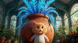 Mama Cat and the Echoing Greenhouse: Milo’s Hidden Secret Revealed by a Magical Ancient Plant
