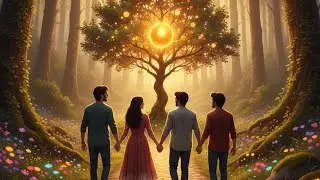 The four friends and the golden fruit.A heart-warming tale of wisdom and  power of selfless choices.