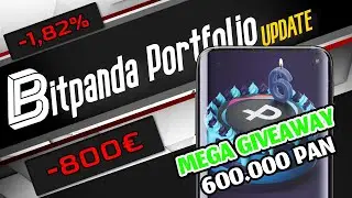 Bitpanda Portfolio Update | Pantos wird 6! Mega Giveaway 600.000 Pantos!