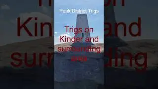 Trigs on Kinder and surrounding area.  #peakdistrict #gritstoneedge #trigpoint #kinder