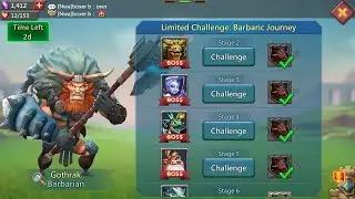 Lords Mobile Limited Challenge: Barbaric Journey Stage 5 (2021)