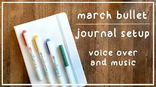 March 2020 BuJo Setup | Camping Theme