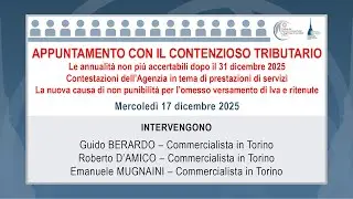 Appuntamento con il contenzioso tributario