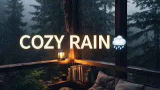 Cozy Rainy Cabin Ambience 🌧️ Soft Rain Sounds for Sleep, Relaxation & Study #rainsounds #asmr