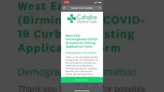How to use SurveyMonkey sign up for possible COVID-19 testing at Cahaba Medical Care