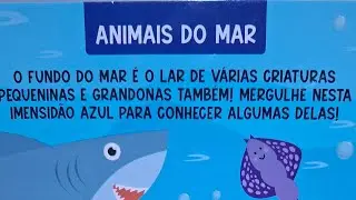 Livro Infantil Narrado - Minhas 100 primeiras palavras. (ANIMAIS DO MAR) 