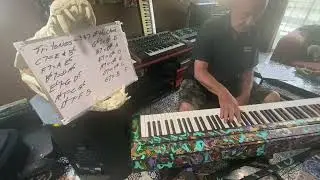 Advanced piano, left hand technique, dominant chord, Tri tones, stride, 7-3 voiceings