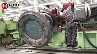 How Our Technicians Perform Dynamic Balancing on a Laying Head.