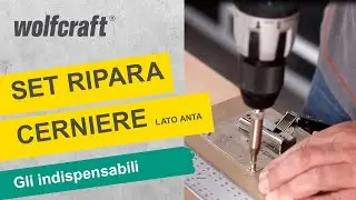 Riparare le cerniere delle ante dei vostri mobili con il set adatto |wolfcraft