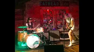 The Ghost Wolves (Austin, Texas) rock and rolling Blue Canoe in Tupelo, Mississippi. June 7, 2017.