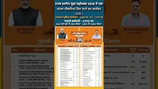 rajsthan new vacancy exam calendar 2026 ॥ #examnews #vdo #studydharasp  #examupdate #ras