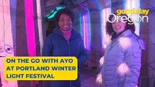 On the Go with Ayo at Portland Winter Light Festival