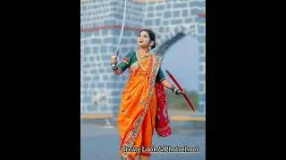 Shivkanya Maharashtrian Look| ShivJayanti Special Photoshoot | Maratha Nauvari Look #shorts #nauvari