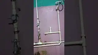Geyser fitting open pipe line
